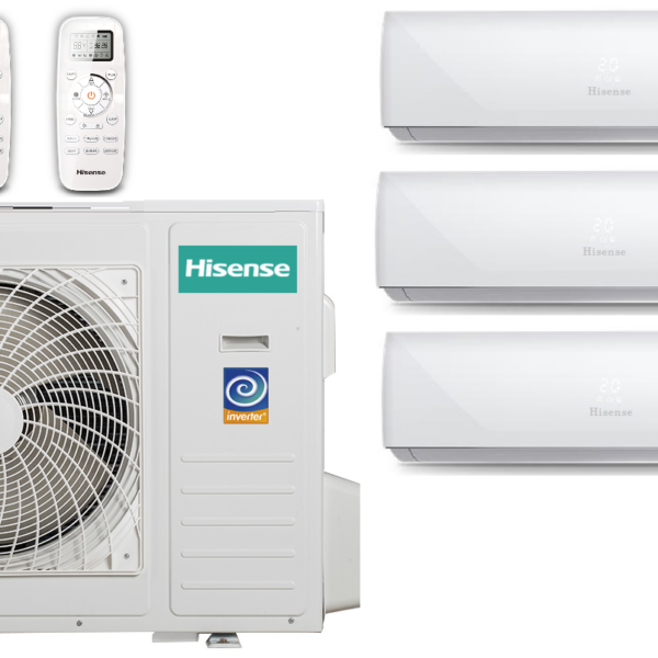 Мульти-сплит-система Hisense AMW3-24U4RJC + 3 внутренних блока серии SMART (7+7+7)