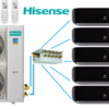 Мульти-сплит-система Hisense AMW-60U6SP+F15E(E) + 5 внутренних блока серии PREMIUM BLACK (9+9+9+9+9)
