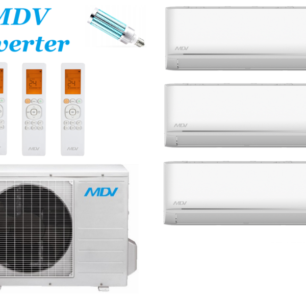 Мульти-сплит-система MDV MD3O-21HFN8 + 3 внутренних блока серии infini UVpro (7+7+7)