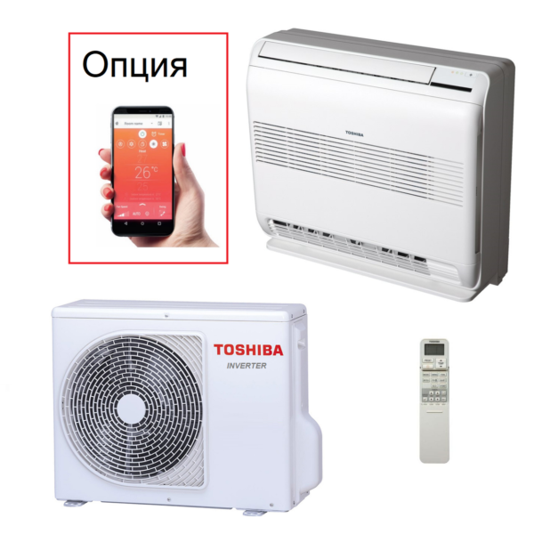 Кондиционер Toshiba консольный сплит-система серии CONSOLE (J2FVG) RAS-B10J2FVG-E/RAS-10J2AVSG-E